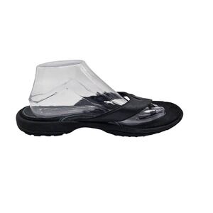 Columbia Fiona Sandals Womens Size 10 Black Leather Thong Flip‎ Flop Comfort